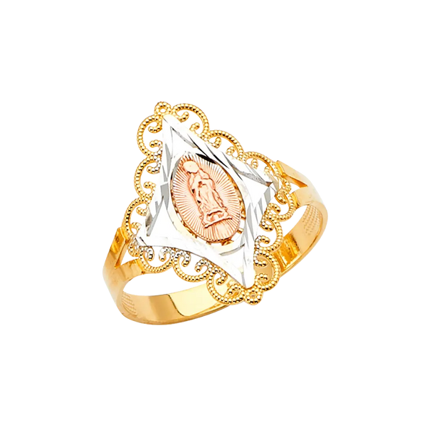 Guadalupe Ring - 14k Tri Color Gold