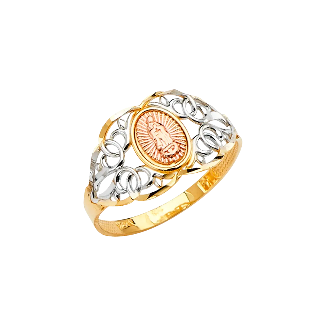 Guadalupe Ring - 14k Tri Color Gold