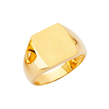 Men's Signet Ring - 14k Yellow Gold