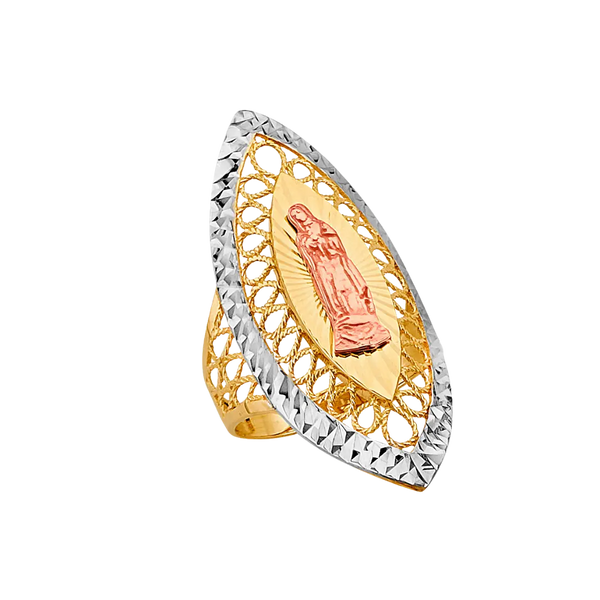 Guadalupe Ring - 14k Tri Color Gold