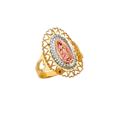 Guadalupe Ring - 14k Tri Color Gold