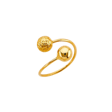 Ball Ring - 14k Yellow Gold