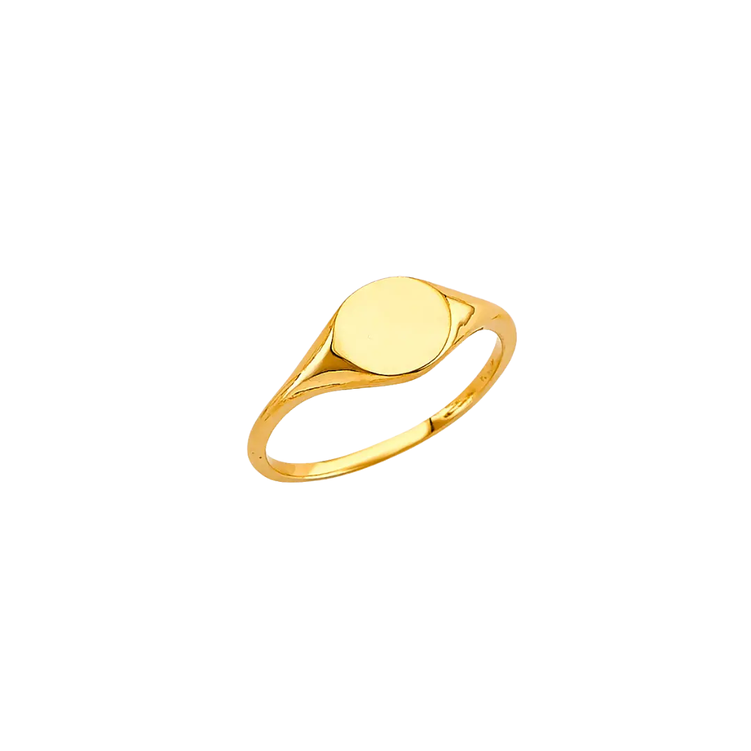 Signet Ring - 14k Yellow Gold