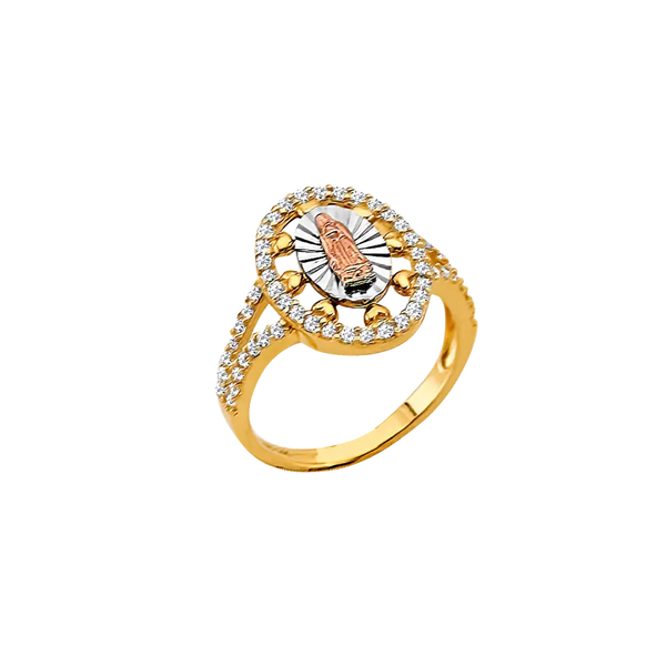 Guadalupe Ring - 14k Tri Color Gold