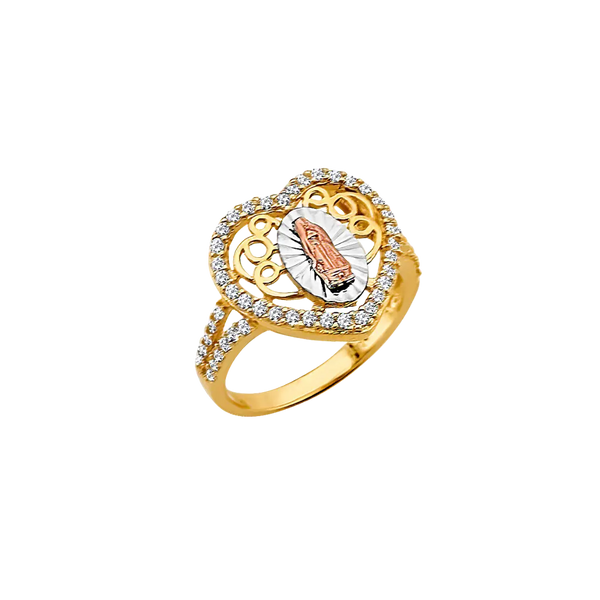 Guadalupe Ring - 14k Tri Color Gold