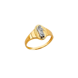 San Judas Ring - 14k Two Tone Gold