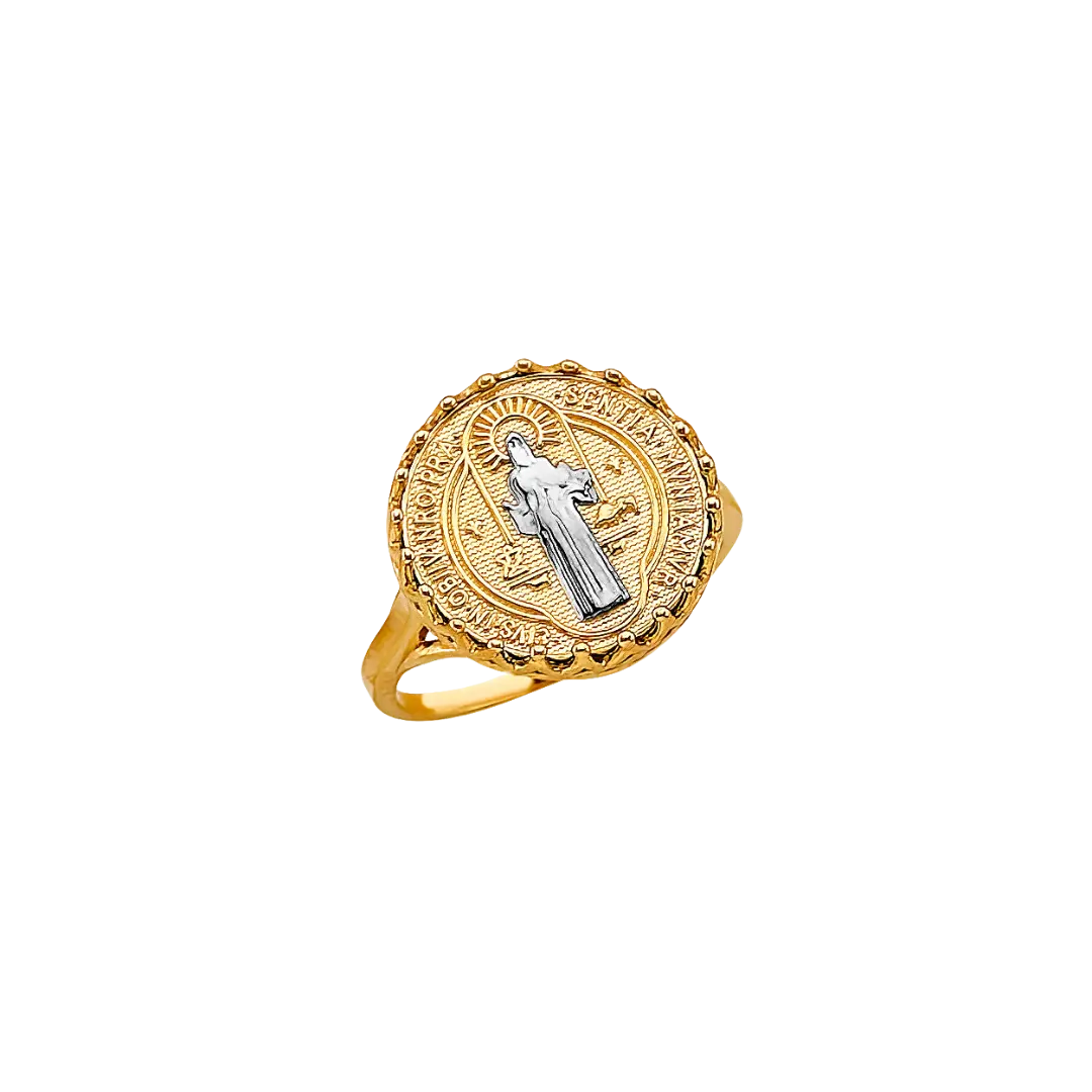 San Benito Ring - 14k Two Tone Gold