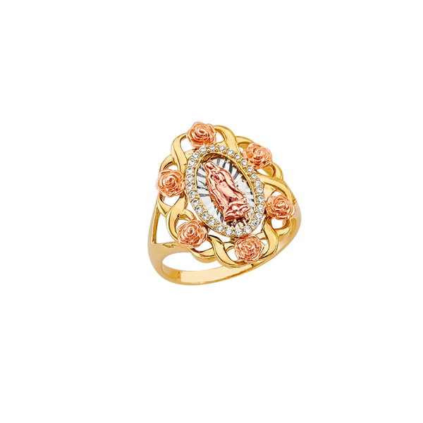 Guadalupe Ring - 14k Tri Color Gold