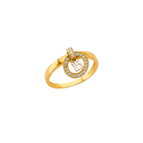 Quince Anos with CZ Ring - 14k Yellow Gold