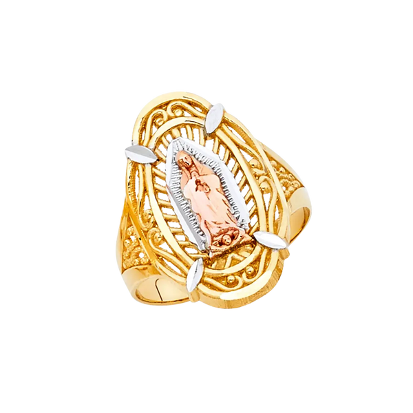 Guadalupe Ring - 14k Tri Color Gold