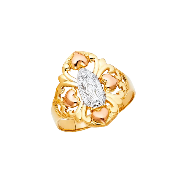 Guadalupe Ring - 14k Tri Color Gold