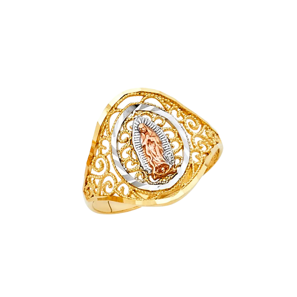 Guadalupe Ring - 14k Tri Color Gold