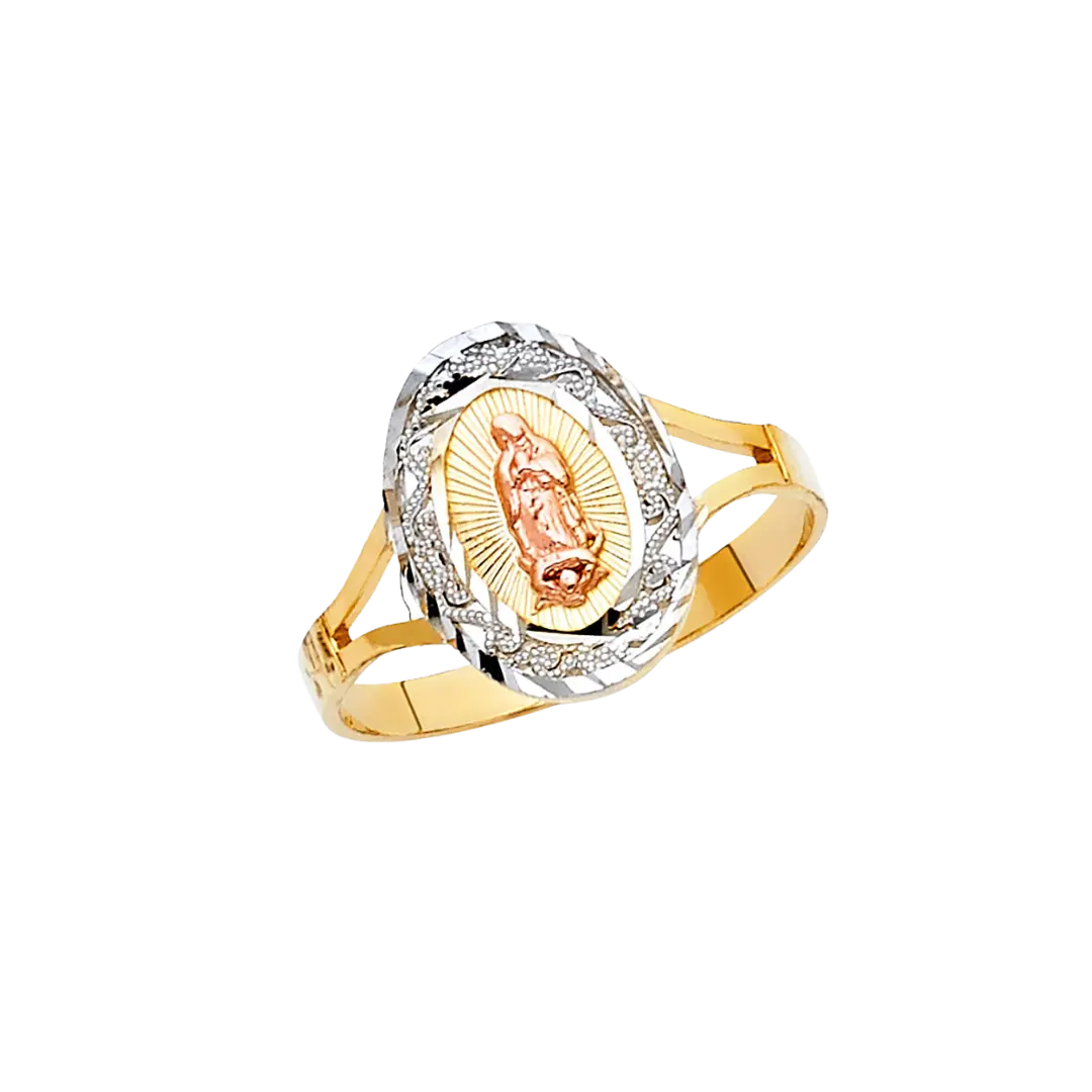 Guadalupe Ring - 14k Tri Color Gold