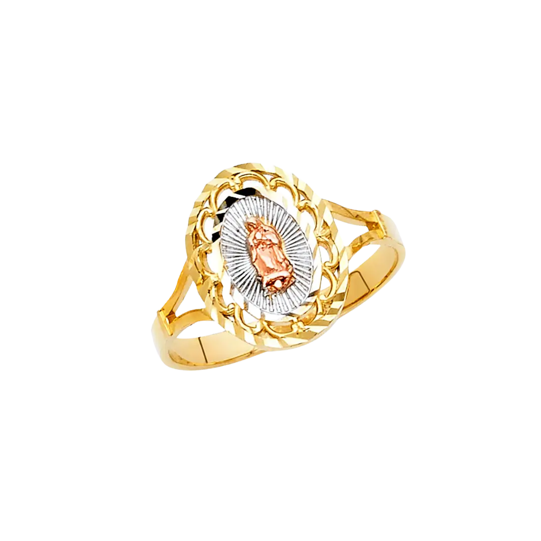 Guadalupe Ring - 14k Tri Color Gold