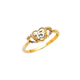 Quince Anos Ring - 14k Two Tone Gold