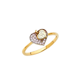 Quince Anos Ring - 14k Two Tone Gold