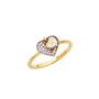 Quince Anos Ring - 14k Two Tone Gold