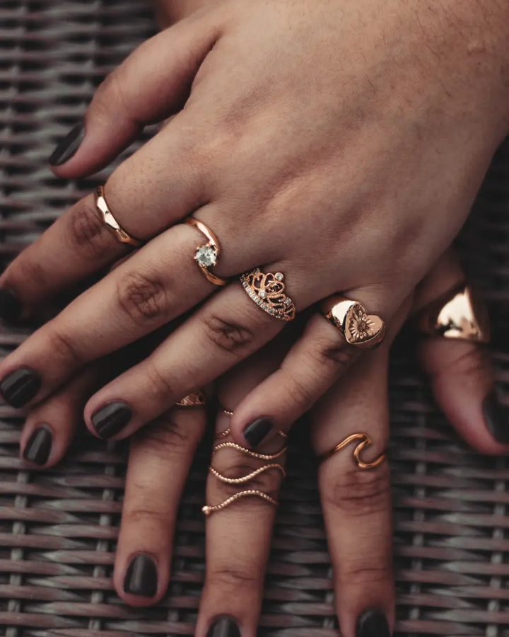 Women's Gold Ring Collection